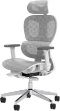 Ergo3D Ergonomic Office Chair – High Back Mesh Desk Chair with 3D Adjustable Armrests, Wheels, for Home and Office (Black)